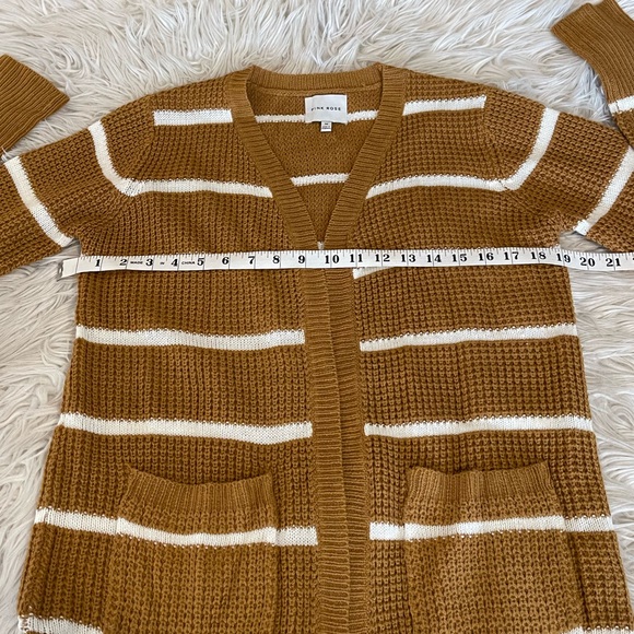 Pink Rose | Striped Cardigan - Picture 7 of 13